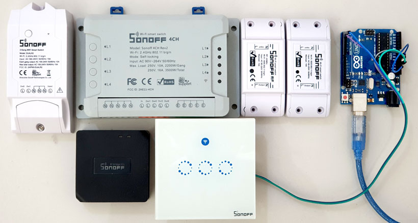 Flashing a Custom Firmware to Sonoff wifi switch with Arduino IDE