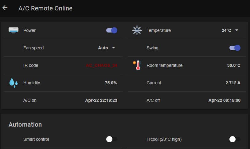 Connect LG AC to OpenHAB